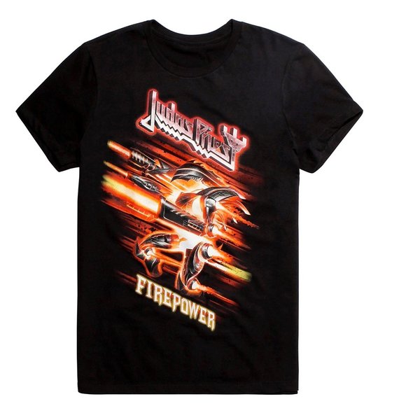 Judas Priest Firepower metal rock Official cotton T-Shirt 3XL NWT - Picture 2 of 3